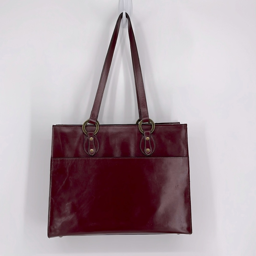 Claire Chase Rio Computer Tote in Cognac
